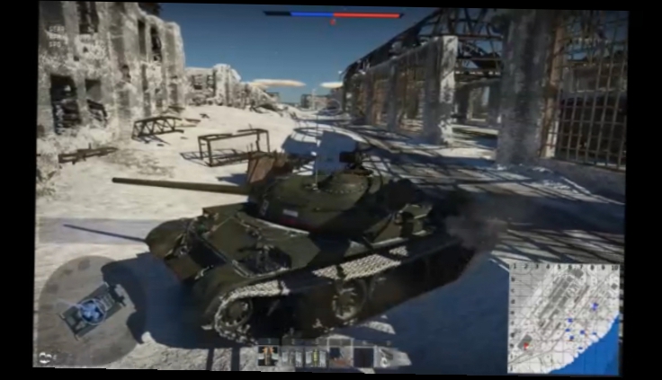 War Thunder : Т-54  . Охота на кисок .