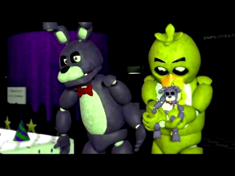 Видеоклип Пять ночей в Фредди - Попкорн живые надгробия | Анимация FNAF vanossgaming SFM full