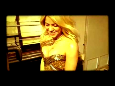Видеоклип Shakira durante la grabación del video Get it started