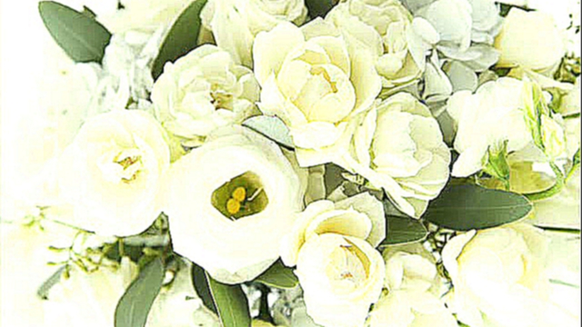 Видеоклип Поздравление с 8 марта! Эти белые цветы...