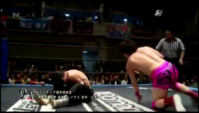 Isami Kodaka & Yuko Miyamoto vs. Keisuke Ishii & Soma Takao DDT 9.29.13