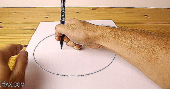 Как нарисовать идеальный круг от руки за 3 секунды