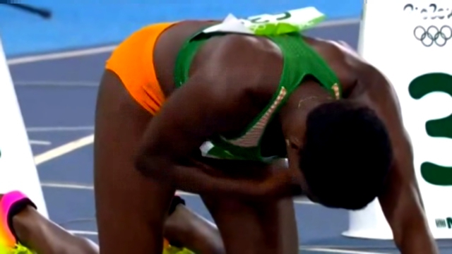 Ріо-2016: 100 м, жінки, півфінал 1 Олеся Повх
