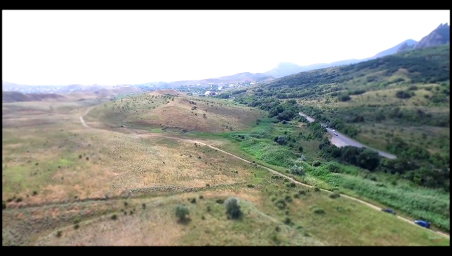Коктебель Феодосия 2015. Вид с воздуха
