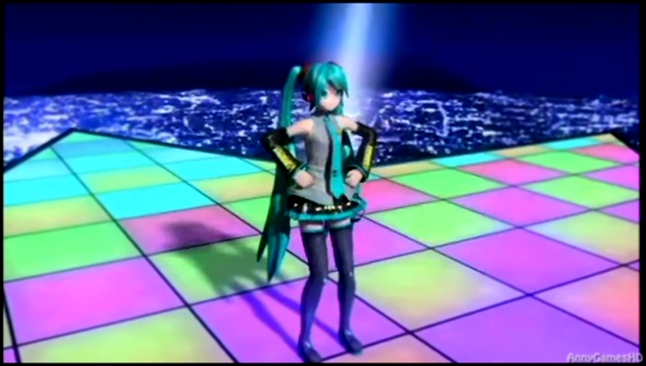 Видеоклип Hatsune Miku Project Diva -   Uraomote rabazu  Two Faced Lovers [DLC][PSP]