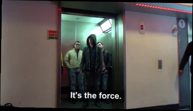 Джедай мешает отправке лифта - люди в шоке