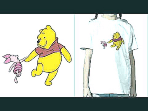 Футболка Детская футболка Винни Пух и Пятачок на заказ - купить майку с надписями