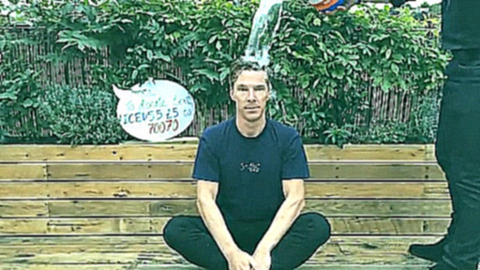 #Benedict Cumberbatch's- Бенедикт Камбербэтч Ice Bucket Challenge for MND 22 08 2014