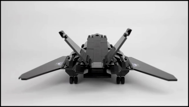 Ultimate Soldier XD F-117 Stealth Fighter Jet & Pilot Toy Building Set