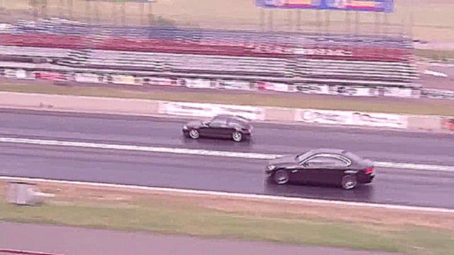 Драг Рейсинг БМВ М3 и Хонда Цивик Drag Race BMW M3 vs Honda Civic