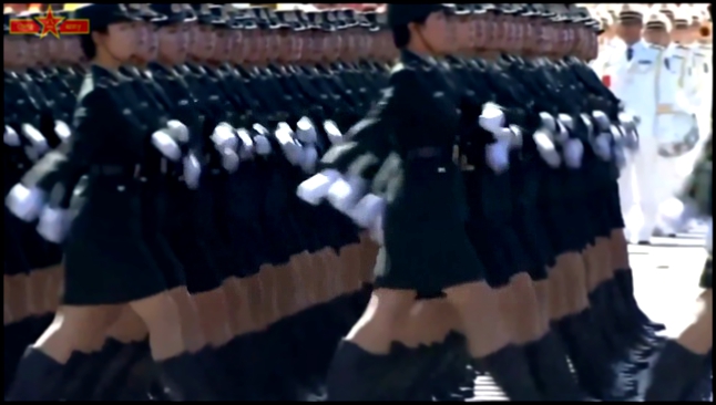 Видеоклип Китайские девушки на параде (КАТЮША)