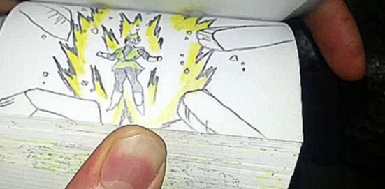 Dragon Ball Z Flipbook на бумаге