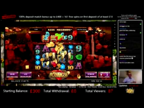 Bonanza Slot Big Win   Big Time Gaming   Videoslots Casino 