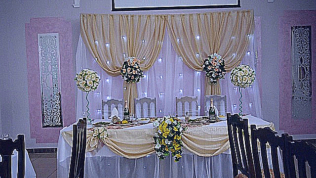 Оформление зала на свадьбу ресторан Папараць-Кветка Барановичи