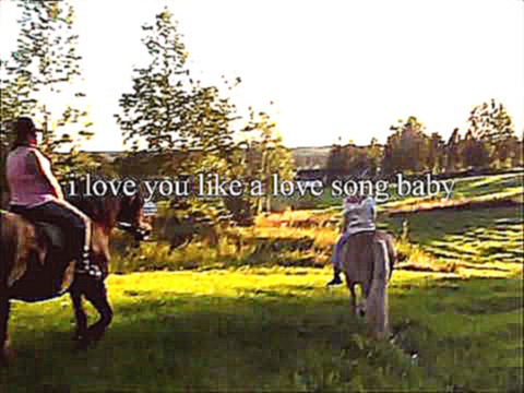 Видеоклип ♥ i love you like  love song baby ♥