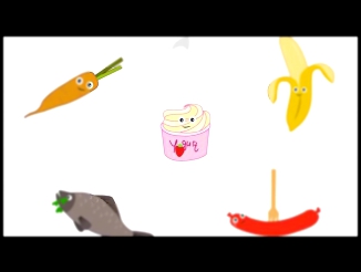 Развивающие мультики - Песенка для детей про еду и разные продукты - БЯКА