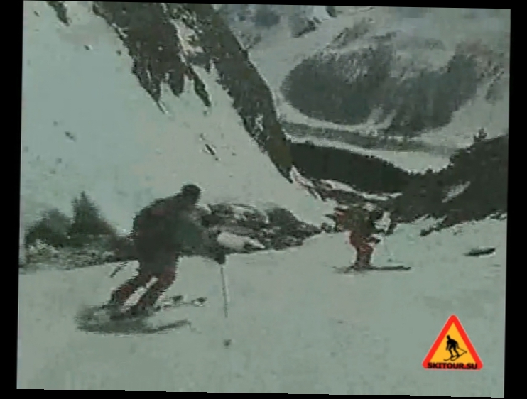 Видеоклип Спуск с Эльбруса / Ski descent from Elbrus
