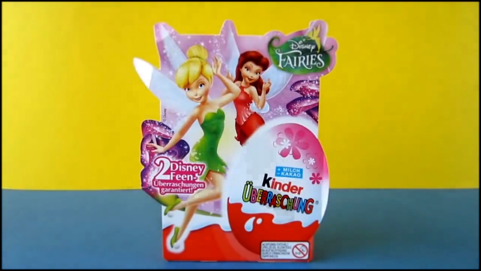 4 Киндер Сюрприз Яйца Феи Диснея Игрушки 4 Kinder Surprise Eggs Fairies from Disney Toys