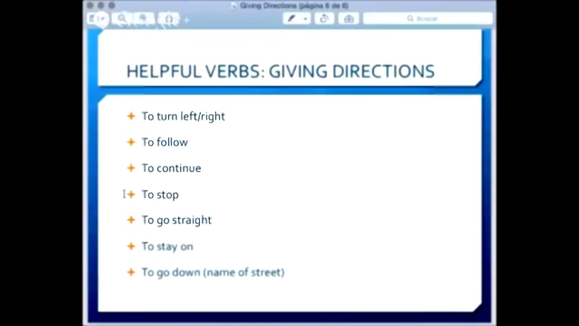 Видеоклип Giving Directions - Useful Verbs
