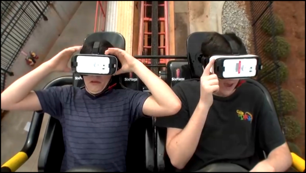  Американские подростки испытали VR-аттракцион