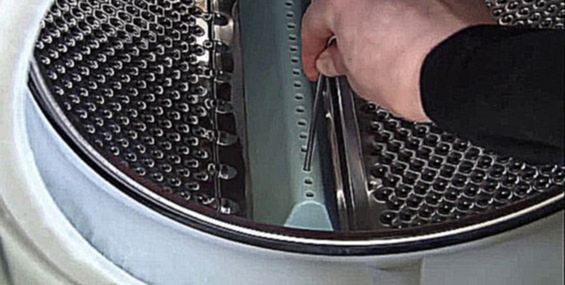 Как заменить подъемники белья в барабане стиральной машины Hotpoint