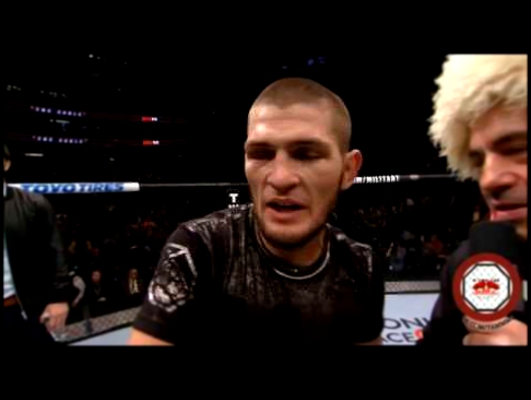 Послематчевое интервью Хабиба Нурмагомедова| Khabib Nurmagomedov Octagon Interview