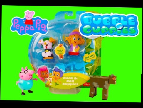 Peppa Pig Bubble Guppies meet new friends peppa pig Маша и Медведь Paw Patrol Play Doh Minecraft Toy
