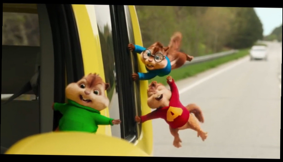 Видеоклип Элвин и Бурундуки 4/ Alvin and the Chipmunks: The Road Chip (2015) Трейлер