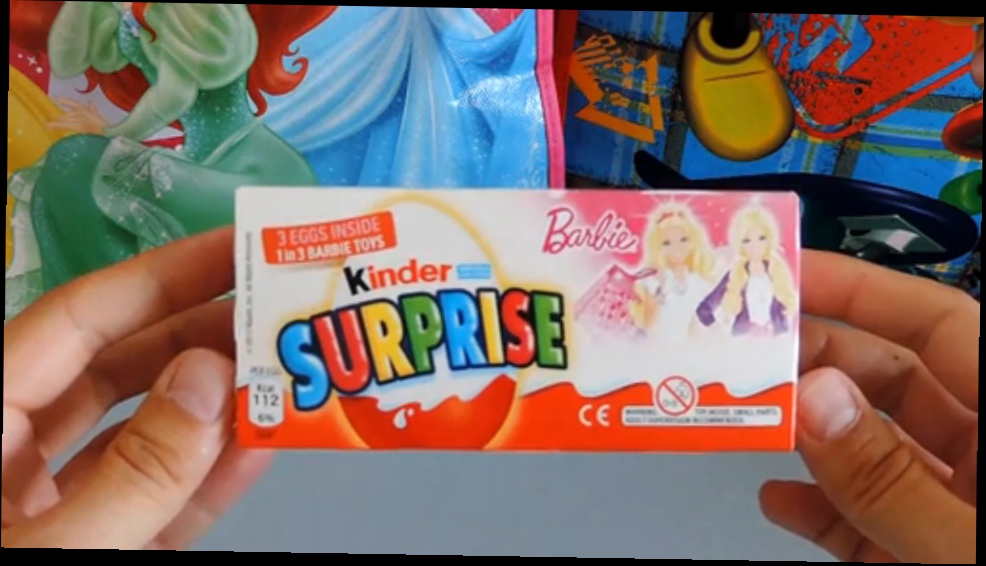 Видеоклип 3 Киндер Сюрприз Яйца Барби Игрушки 3 Kinder Surprise Egg Barbie Toys