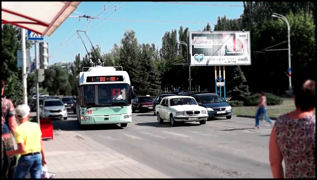 Губернатор на новом троллейбусе, г. Волгодонск, 24.07.2015