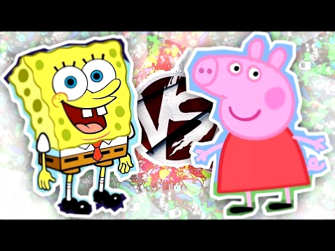 Свинка Пеппа vs Губка Боб | Великая рэп битва в юутбе