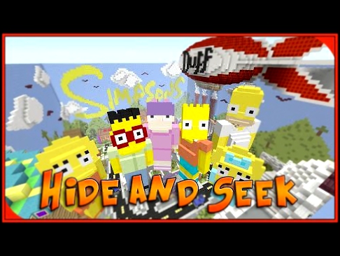 ПРЯТКИ У СИМПСОНОВ В МАЙНКРАФТЕ | Minecraft Hide and seek The Simpsons map/ КАРТА В ОПИСАНИИ