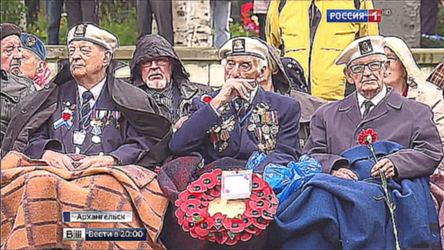 Ветераны арктических конвоев почтили в Архангельске память товарищей