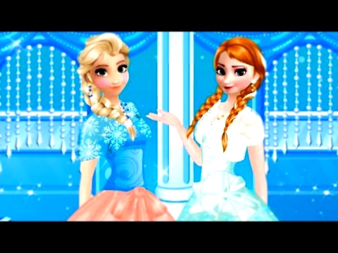 Видеоклип Эльза и Анна выбирают себе красивые наряды! Мультик для девочек! Детский мультик!