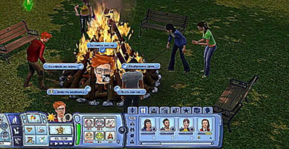 Видеоклип The Sims 3: Вечеринка у костра (7 серия)