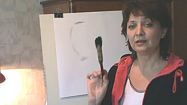 Как нарисовать портрет в технике «сухая кисть». Урок 2