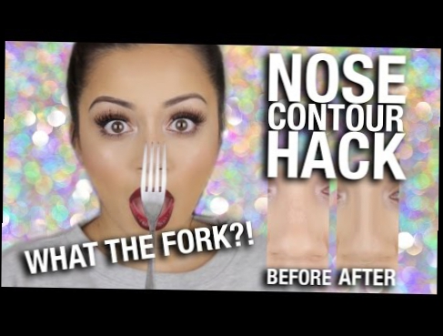 WHAT THE FORK?! Weird Nose Contour HACK!!