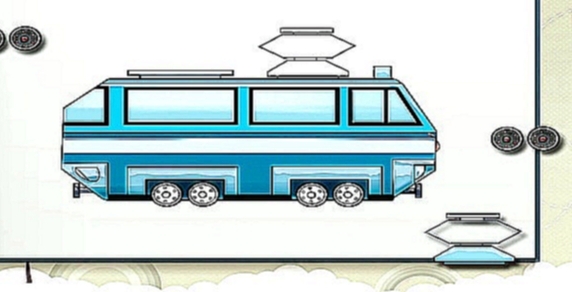 Мультик Конструктор - собираем городской транспорт