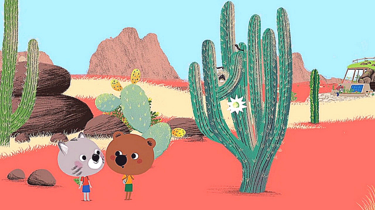Видеоклип Мук (Mouk). Мультфильмы для детей про растения. Не суди о кактусе по колючкам (22 серия)