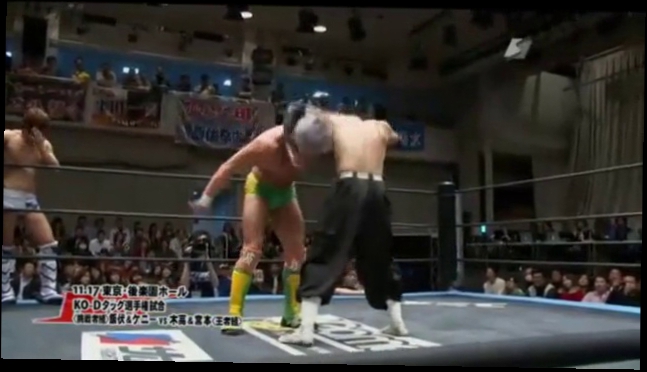 Kota Ibushi & Kenny Omega vs Isami Kodaka & Yuko Miyamoto  DDT 11.17.13