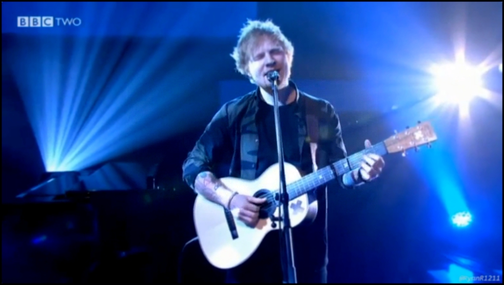 Видеоклип Ed Sheeran- Thinking Out Loud [BRAND NEW SONG Live on Jools Holland]