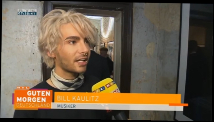 Видеоклип 06.05.2016 - Bill Kaulitz ~ Guten Morgen Deutschland