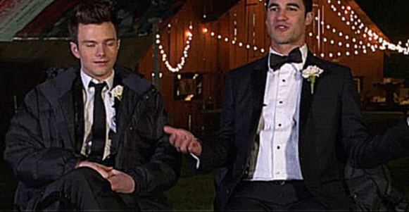 Видеоклип Chris Colfer and Darren Criss Tease Klaine’s Future on Glee