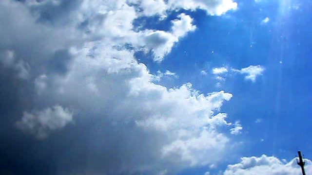 Видеоклип Ускоренные кадры Облака тучи хмари